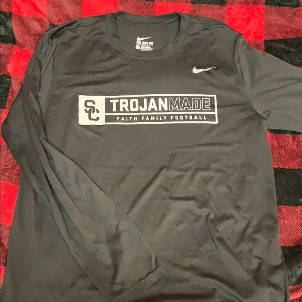 Men’s Nike usc football long sleeve team issued
